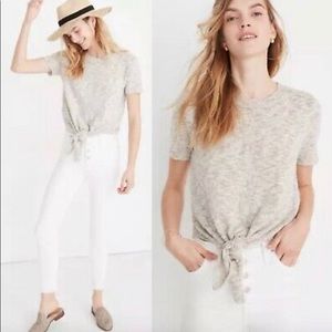 Madewell short sleeve sweater